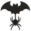 Spider Bat digitized embroidery design