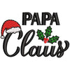 Papa Claus digitized embroidery design