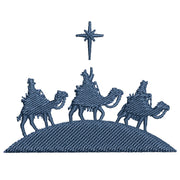 Wise Men digitized embroidery design