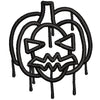 Melting Pumpkin digitized embroidery design