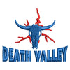 Death Valley Logo digitized embroidery design