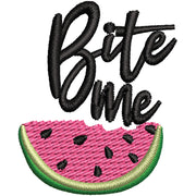 Watermelon Bite Me digitized embroidery design