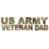 US Army Veteran Dad digitized embroidery design