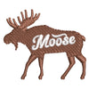 Moose digitized embroidery design