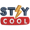 Stay Cool digitized embroidery design