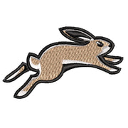 Running Rabbit Icon digitized embroidery design