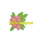 USA State Flower Washington Rhododendron