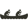 Canoeing Silhouette Design