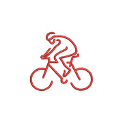 Mountain Biker Outline