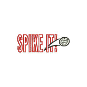 Spike It Volleyball Logo