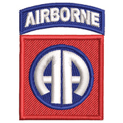 Licensed 82nd Airborne Military Design digitized embroidery design