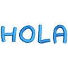 Artistic Style Hola digitized embroidery design