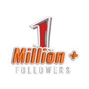 1 Million Followers digitized embroidery design