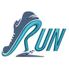 Running Shoes digitized embroidery design