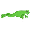 Green Frog digitized embroidery design