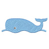 Whale Floating Logo digitized embroidery design