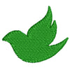 Nature Bird Icon digitized embroidery design