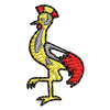 Uganda Crane Logo digitized embroidery design