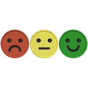 Emotion Levels On Scale digitized embroidery design