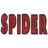 Spider Font digitized embroidery design