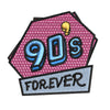 90's Forever Logo digitized embroidery design