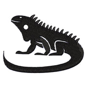 Iguana digitized embroidery design