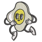 Happy Egg Character digitized embroidery design