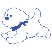 Cute Poodle Dog dtg printing design