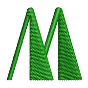 Artistic Letter M digitized embroidery design