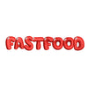 Joyful Fastfood Logo digitized embroidery design