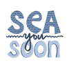 Sea You Soon dtg printing design