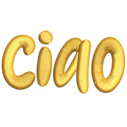 Ciao digitized embroidery design