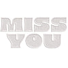 Miss You digitized embroidery design