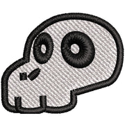 Mario Turtle Skull Logo digitized embroidery design