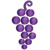 Grapes digitized embroidery design