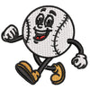 Baseball Mascot digitized embroidery design