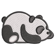 Panda digitized embroidery design