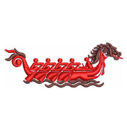 Dragon Boat digitized embroidery design