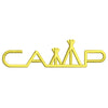 Camp Typography with Tent digitized embroidery design