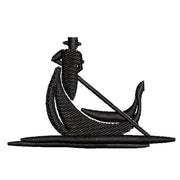 Gondola Ride digitized embroidery design