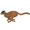 Running Cheetah digitized embroidery design