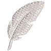 Bird Feather digitized embroidery design