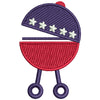 Patriotic Grill Long Beanie