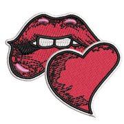 Valentines Day with Kiss digitized embroidery design