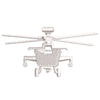 Military Chopper digitized embroidery design