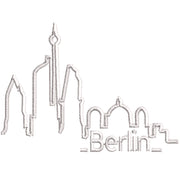 Berlin Skyline digitized embroidery design