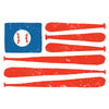 Baseball American Flag