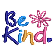 Be Kind digitized embroidery design