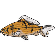 Yellow Carp Fish digitized embroidery design