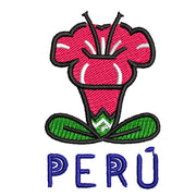 Peru Flower digitized embroidery design